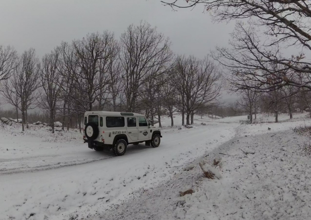 El Jerte bajo la nieve